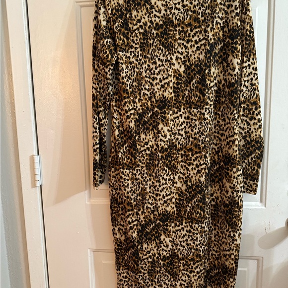 LuLaRoe Animal Print Long Sleeve Dress - Picture 9 of 9